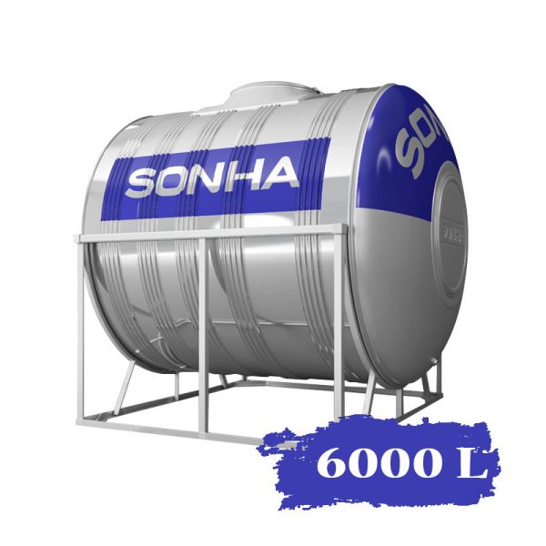 Bồn nước INOX SƠN HÀ 6000L Ngang